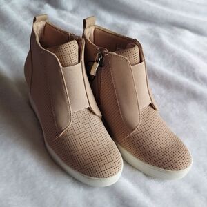 Serra Cream Ankle Booties Textured Minimalist Design